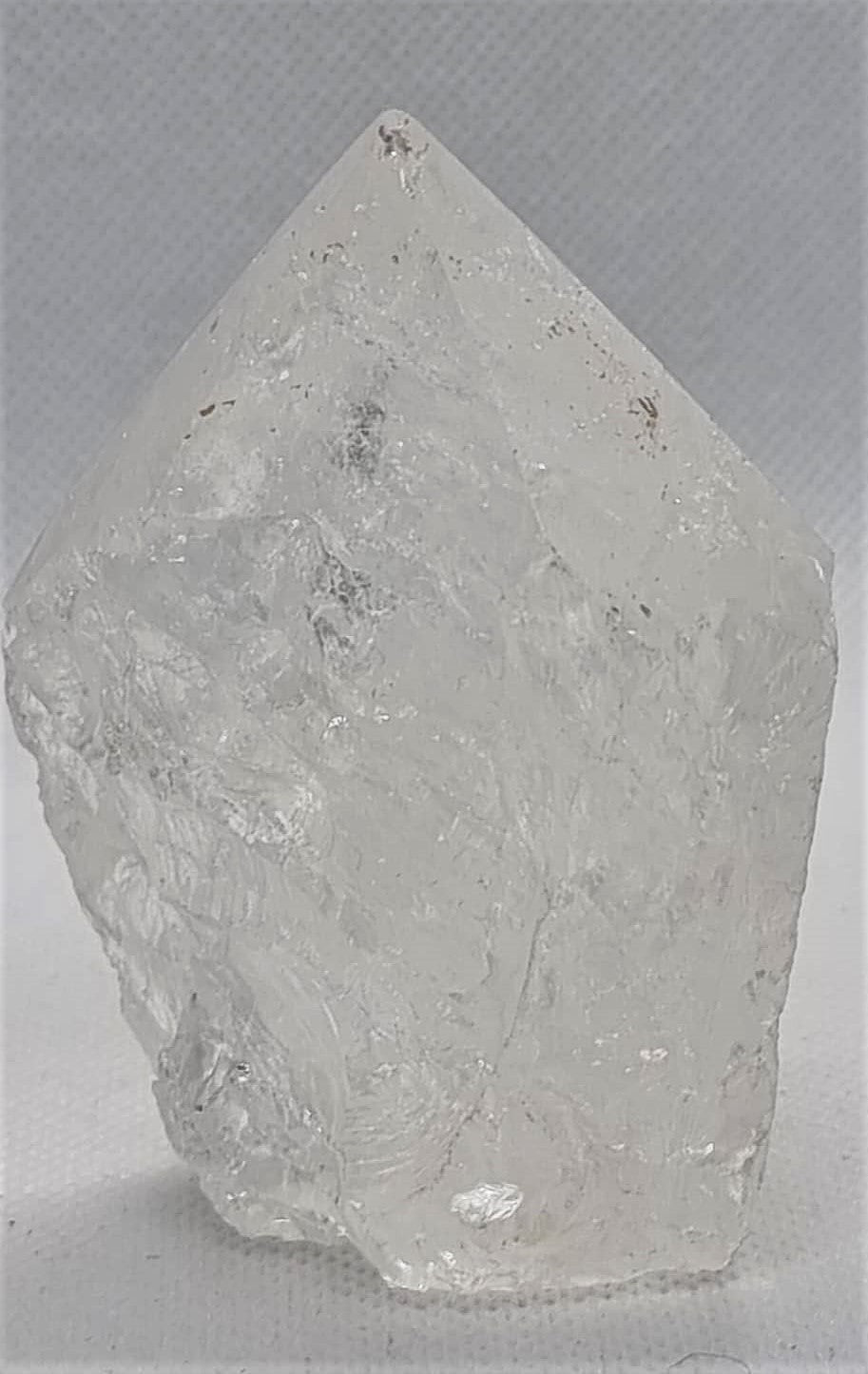 Clear Quartz semi polished point