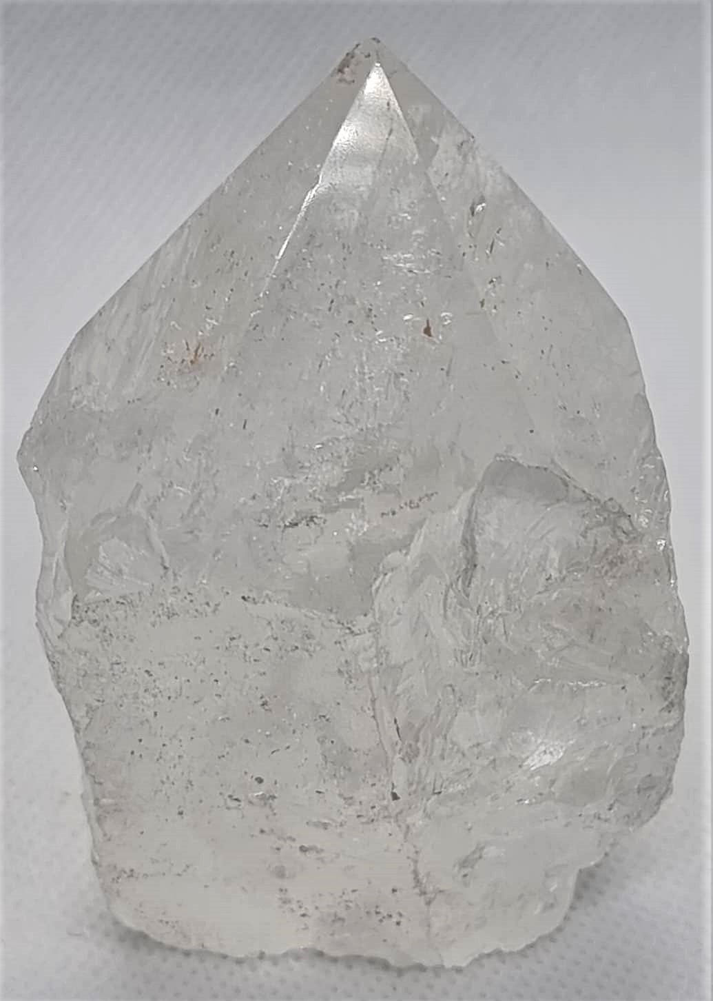 Clear Quartz semi polished point