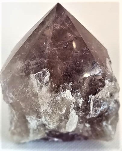 Smokey Amethyst semi polished point