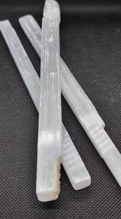 Selenite (Satin Spar) Rods