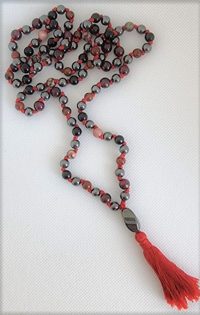Chakra Mala for balancing the root chakra (Muladhara)