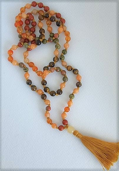 Chakra Mala for balancing the sacral chakra (Swadhistana)