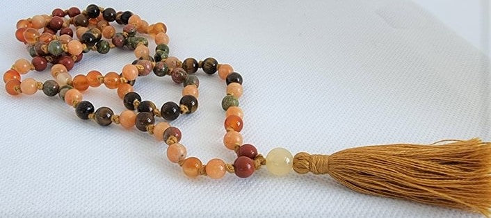 Chakra Mala for balancing the sacral chakra (Swadhistana)