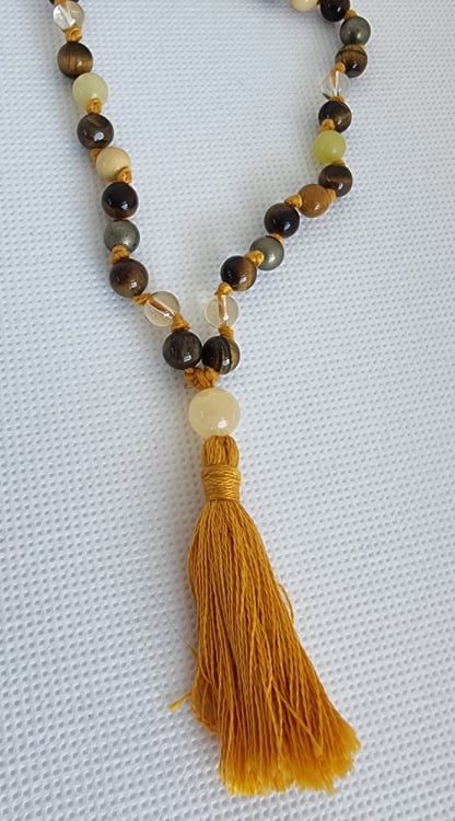 Chakra Mala for balancing the solar plexus (Manipura)