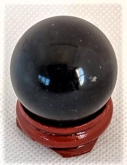 Shungite sphere (with stand)