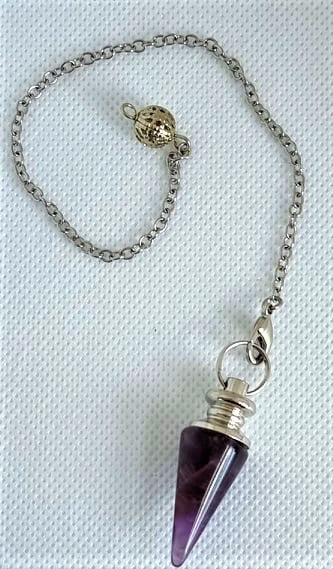 Amethyst Pendulum with pouch