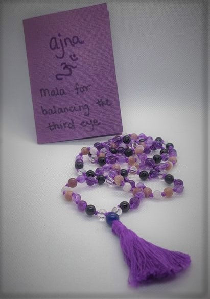 Chakra Mala for balancing the third eye (Ajna)