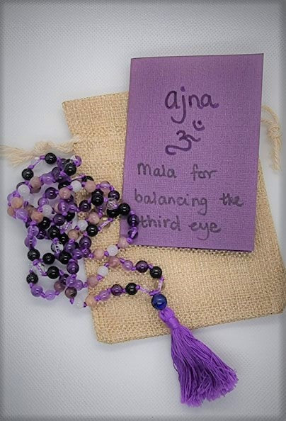 Chakra Mala for balancing the third eye (Ajna)